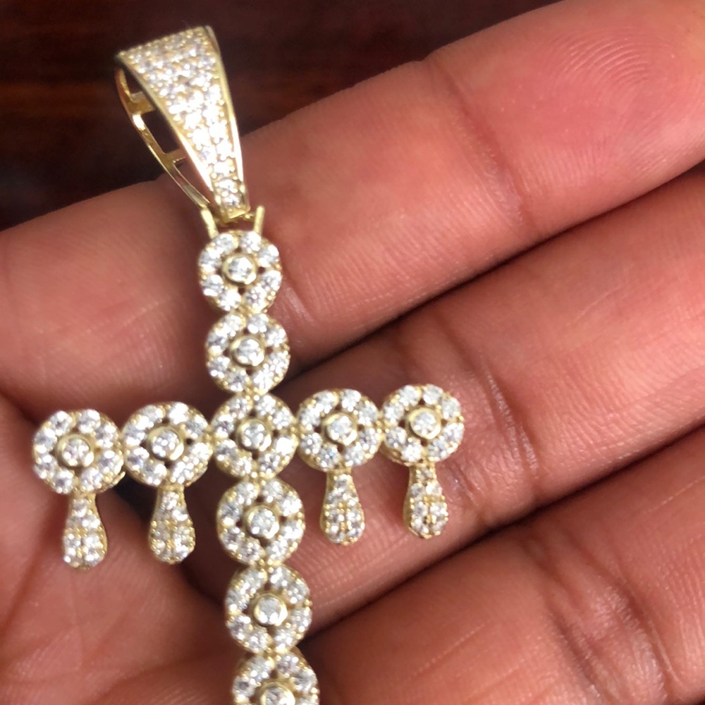 Silver Drip Cross - image 5